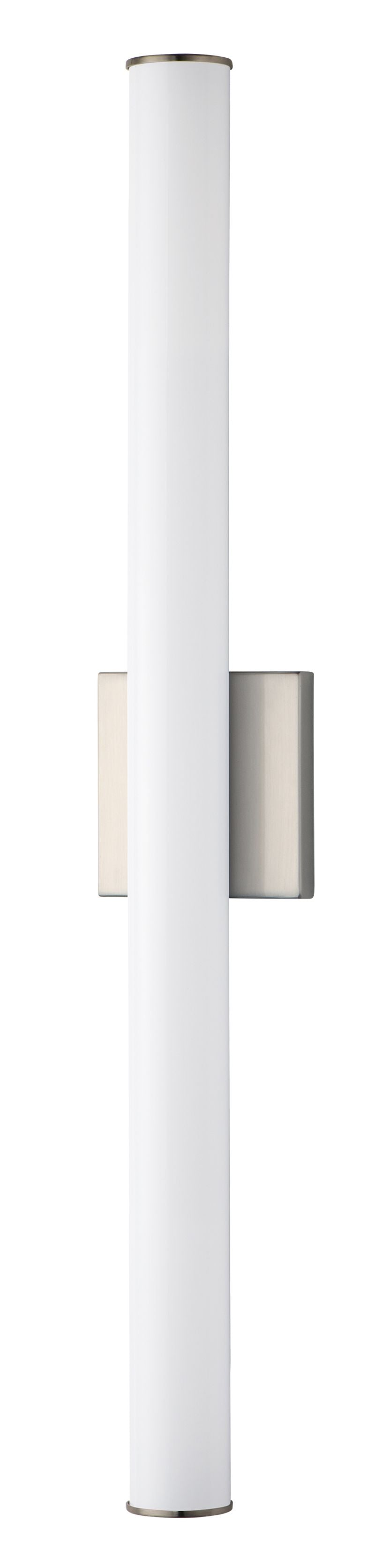 Rail 30' Single Light Wall Sconce in Satin Nickel