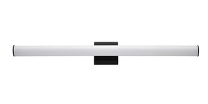 Rail 36' Single Light Vanity Wall Sconce in Black