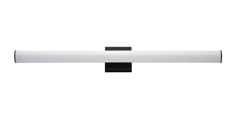 Rail 36' Single Light Vanity Wall Sconce in Black