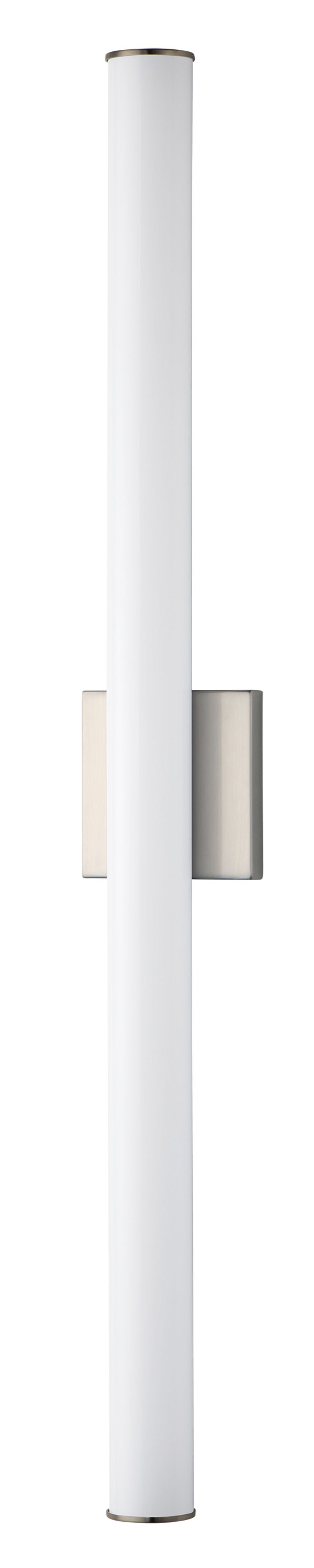 Rail 36' Single Light Wall Sconce in Satin Nickel