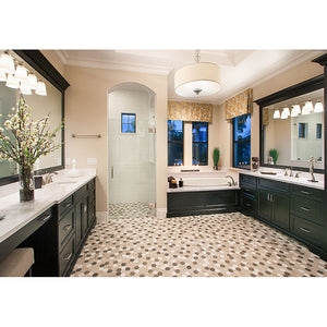 Rondo 36.25' 4 Light Vanity Lighting in Polished Nickel