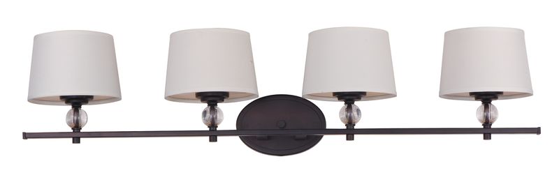 Rondo 36.25' 4 Light Bath Vanity Light in Oil Rubbed Bronze