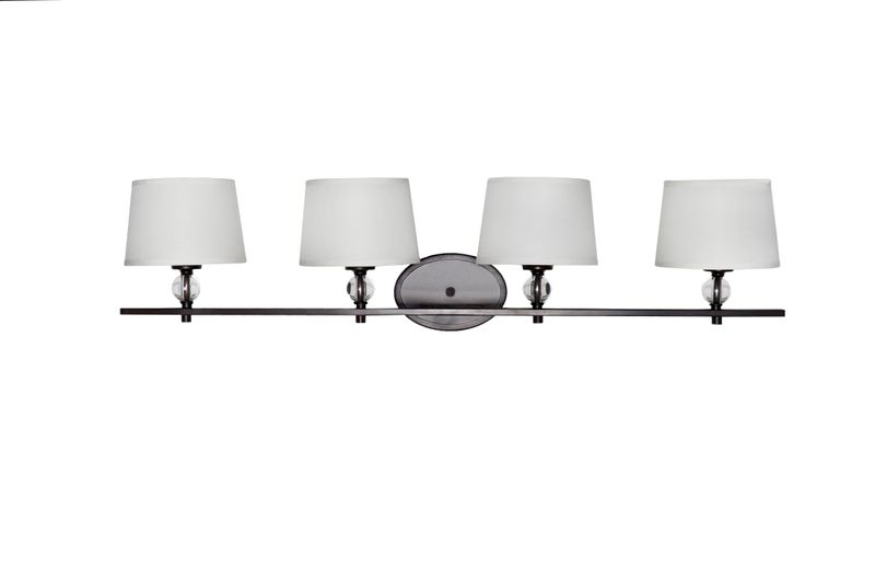 Rondo 36.25' 4 Light Vanity Lighting in Oil Rubbed Bronze