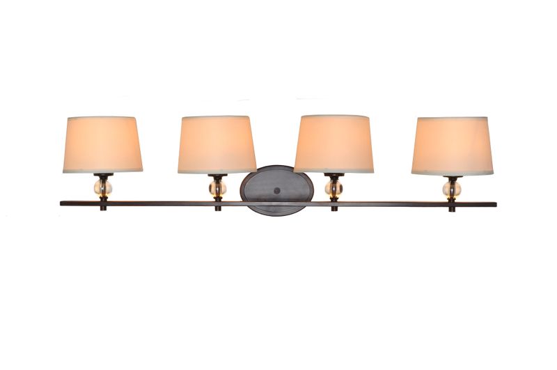 Rondo 36.25' 4 Light Vanity Lighting in Oil Rubbed Bronze