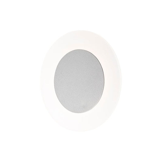 Saturn II 10.75" Single Light Bath Vanity Light in Matte Silver
