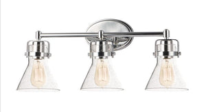 Seafarer 24.25' 3 Light Vanity Lighting in Polished Chrome