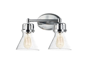 Seafarer 15' x 10' Vanity Lighting with 2 Light bulbs included - Polished Chrome