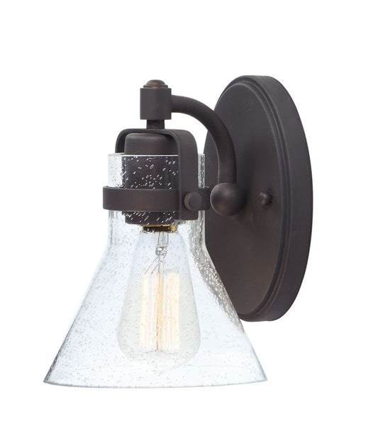 Seafarer 6" Single Light Vanity Wall Sconce in Oil Rubbed Bronze