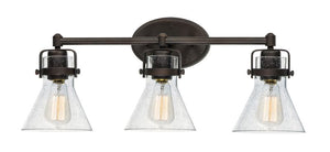 Seafarer 24.25' 3 Light Bath Vanity Light in Oil Rubbed Bronze