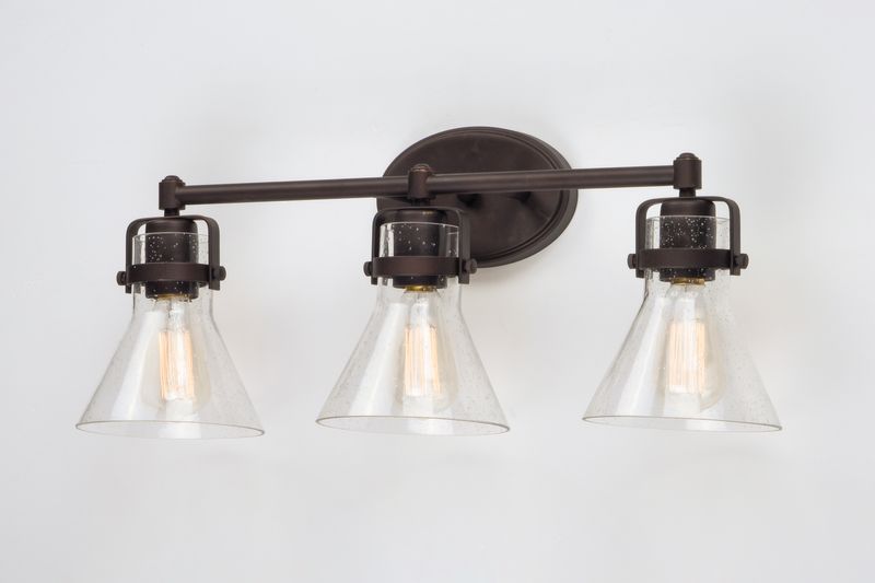 Seafarer 24.25' 3 Light Vanity Lighting in Oil Rubbed Bronze