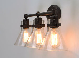 Seafarer 24.25' 3 Light Vanity Lighting in Oil Rubbed Bronze