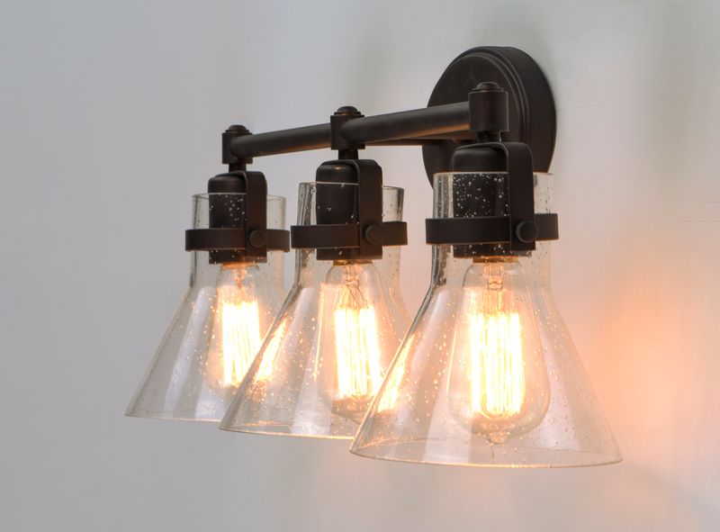 Seafarer 24.25' 3 Light Vanity Lighting in Oil Rubbed Bronze