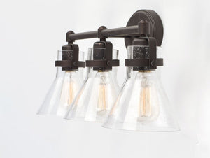 Seafarer 24.25' 3 Light Vanity Lighting in Oil Rubbed Bronze