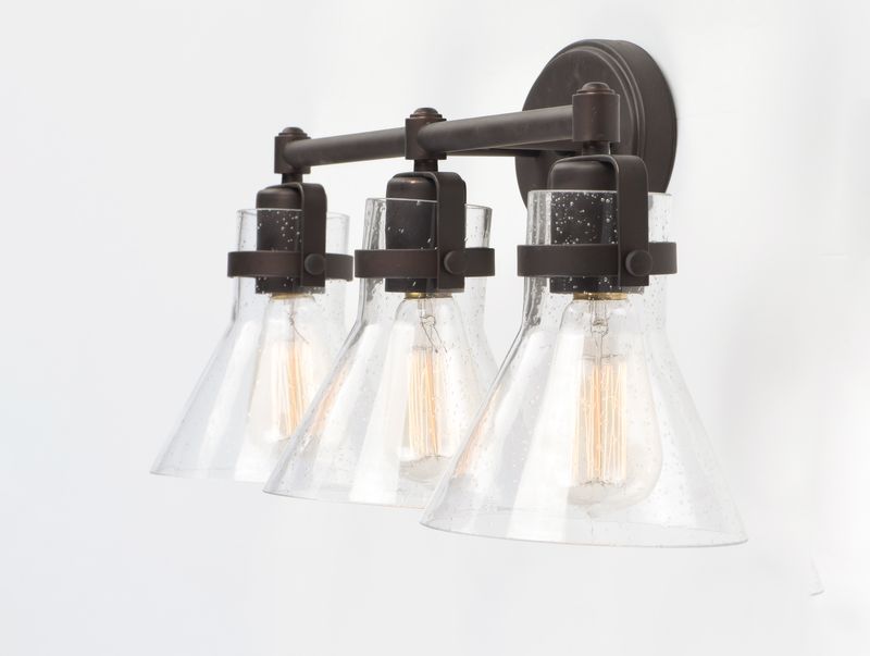 Seafarer 24.25' 3 Light Vanity Lighting in Oil Rubbed Bronze