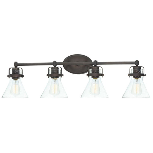 Seafarer 33" 4 Light Bath Vanity Light in Oil Rubbed Bronze
