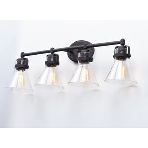 Seafarer 33' 4 Light Vanity Lighting in Oil Rubbed Bronze
