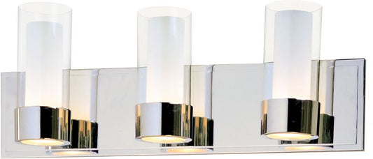 Silo 21" Polished Chrome Vanity Lighting with G9 LED