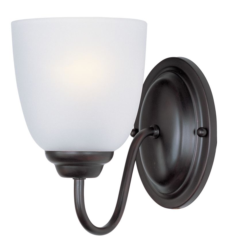 Stefan 5' Single Light Vanity Wall Sconce in Oil Rubbed Bronze