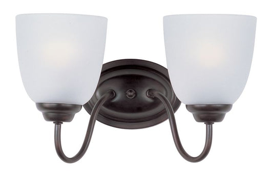 Stefan 13.25" 2 Light Bath Vanity Light in Oil Rubbed Bronze
