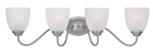 Stefan 29.75' 4 Light Bath Vanity Light in Satin Nickel