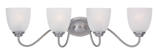 Stefan 29.75" 4 Light Bath Vanity Light in Satin Nickel