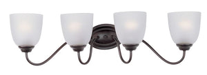 Stefan 29.75' 4 Light Bath Vanity Light in Oil Rubbed Bronze
