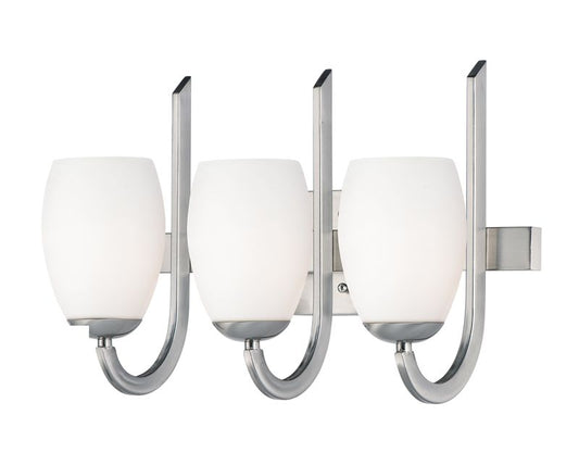 Taylor 18" 3 Light Bath Vanity Light in Satin Nickel