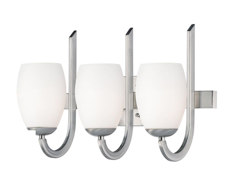 Taylor 18' 3 Light Bath Vanity Light in Satin Nickel