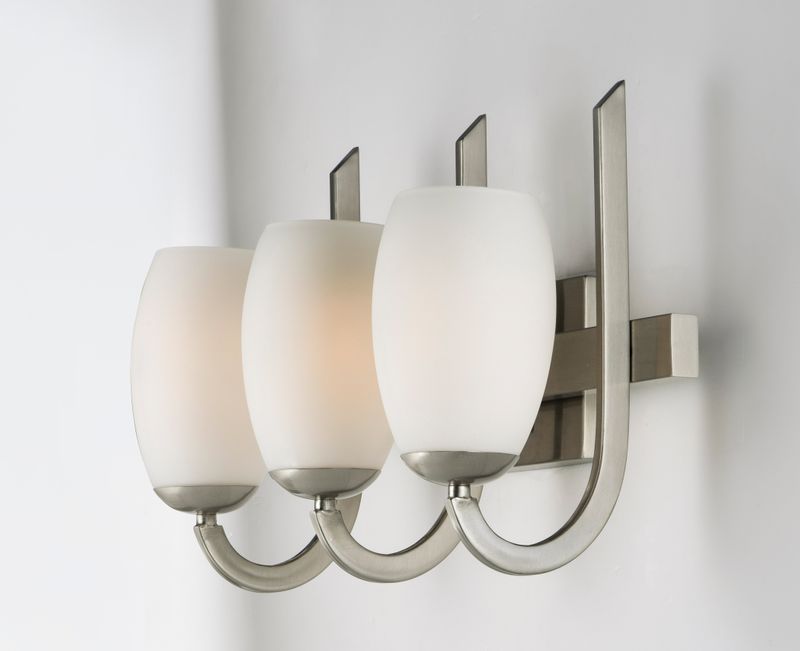 Taylor 18' 3 Light Vanity Lighting in Satin Nickel