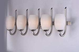 Taylor 31.5' 5 Light Vanity Lighting in Satin Nickel