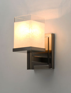 Tetra 5' Single Light Vanity Lighting in Satin Nickel