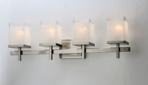 Tetra 30' 4 Light Vanity Lighting in Satin Nickel