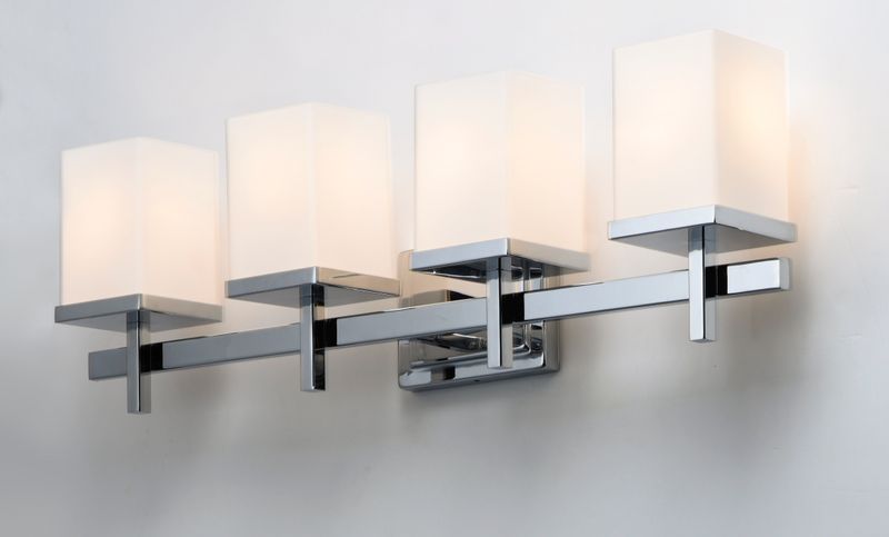 Tetra 30' 4 Light Vanity Lighting in Polished Chrome