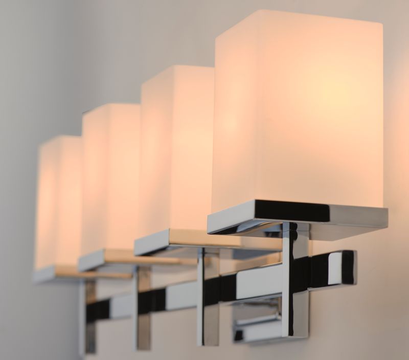 Tetra 30' 4 Light Vanity Lighting in Polished Chrome