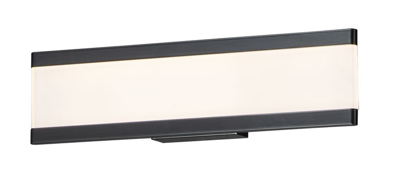 Visor 18' 2 Light Vanity Lighting in Black