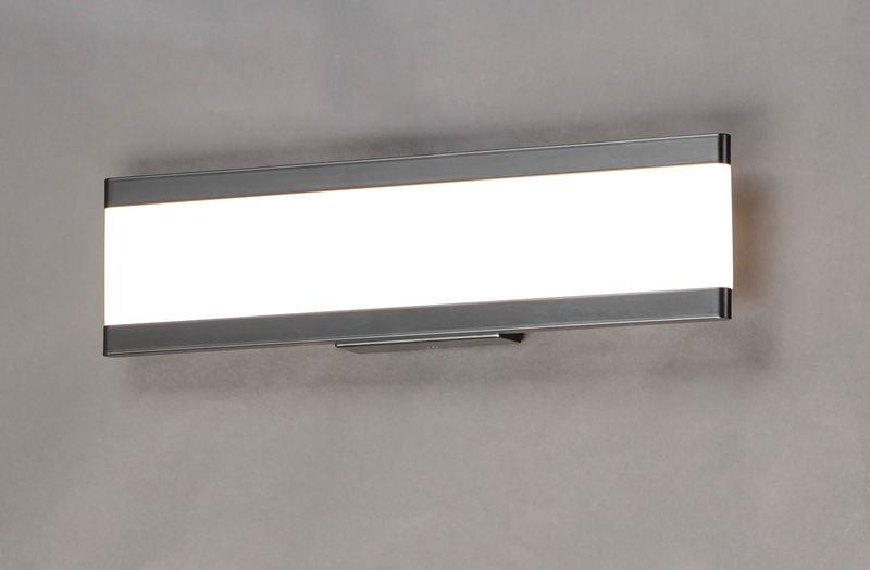 Visor 18' 2 Light Vanity Lighting in Black