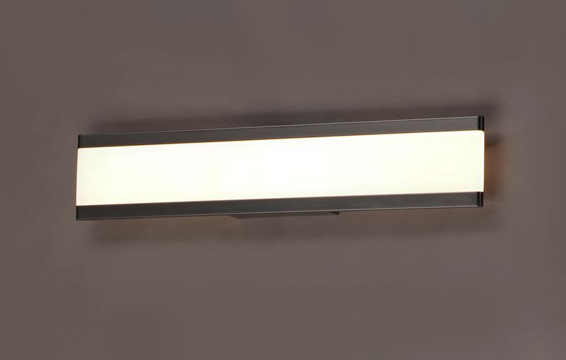 Visor 24' 2 Light Vanity Lighting in Black