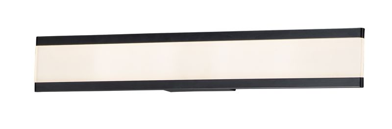 Visor 30' 2 Light Bath Vanity Light in Black