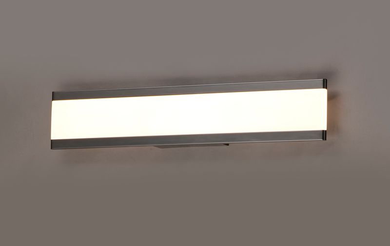 Visor 30' 2 Light Vanity Lighting in Black
