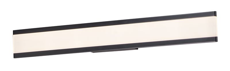 Visor 36' 2 Light Bath Vanity Light in Black