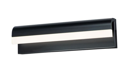 Waterfall 18" Single Light Bath Vanity Light in Black