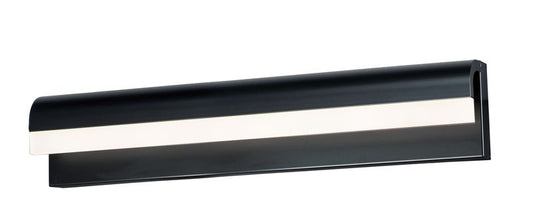 Waterfall 24" Single Light Bath Vanity Light in Black
