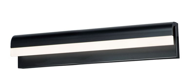 Waterfall 24' Single Light Bath Vanity Light in Black