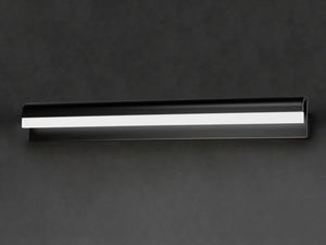 Waterfall 24' Single Light Vanity Lighting in Black