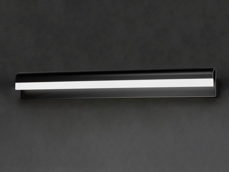 Waterfall 24' Single Light Vanity Lighting in Black