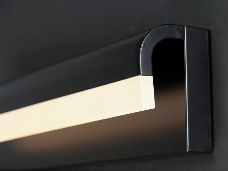 Waterfall 24' Single Light Vanity Lighting in Black