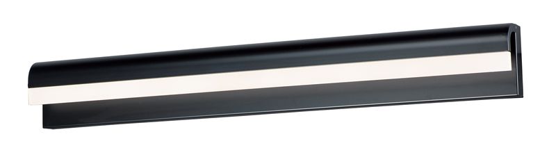 Waterfall 35.75' Single Light Bath Vanity Light in Black