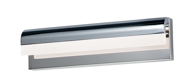Waterfall 18' Single Light Bath Vanity Light in Polished Chrome