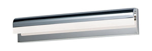 Waterfall 24' Single Light Bath Vanity Light in Polished Chrome