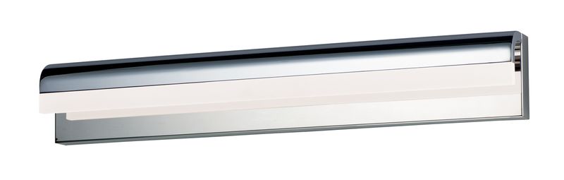 Waterfall 30' Single Light Bath Vanity Light in Polished Chrome